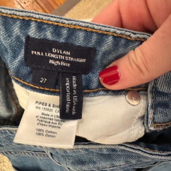 Veronica Beard Dylan Cuffed Straight-Leg Jean - Picture 8 of 8